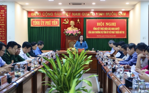 Hình ảnh cho bài viết Phú Yên: Tổ chức Hội nghị tổng kết thực hiện các Nghị quyết của Ban Thường vụ Tỉnh ủy về phát triển đô thị